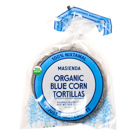 Masienda Organic 6” Tortillas Blue Corn Canada Front