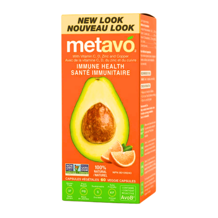 Metavo Immune Health Supplement, 120 Veggie Capsule