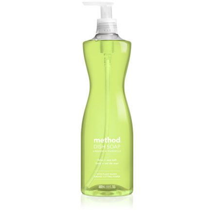 Front of method Dish Soap Lime Sea Salt, 532 mL