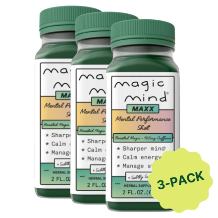Magic Mind Mental Performance Shot With Caffeine Maxx Canada Front