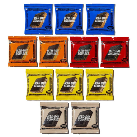 Mid-Day Squares Functional Vegan Chocolate Bar Variety Pack