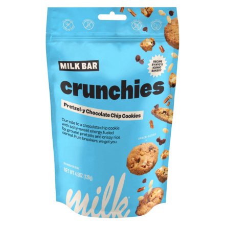 Front of Milk Bar Crunchies Pretzel-y Chocolate Chip Cookies