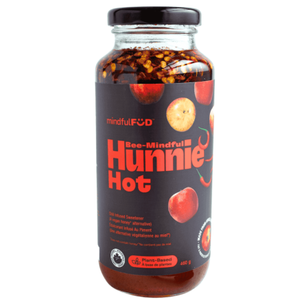 mindful FUD Vegan Honey Bee-Mindful Hunnie Hot, 460g - Mindful Fud Canada, Vegan Honey, Honey Replacement