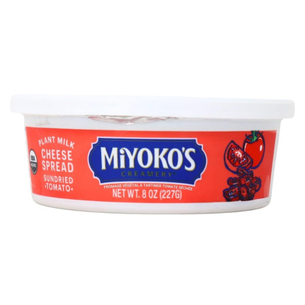 Miyoko’s Creamery Organic Cashew Milk Cheese Spread Sundried Tomato Canada Front