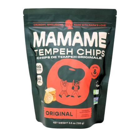Mamame Gluten-Free Tempeh Chips Original Front