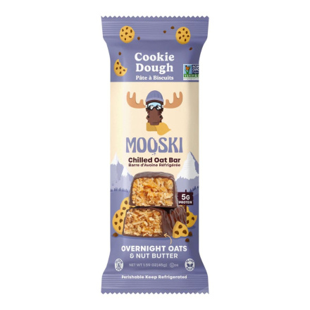 Mooski Chilled Oat Bar Cookie Dough Canada Front