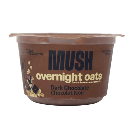 Mush Overnight Oats Dark Chocolate Canada Front