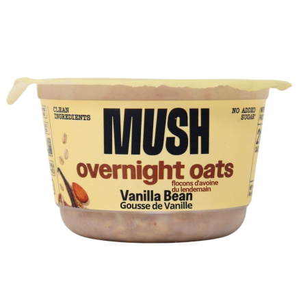 Mush Overnight Oats Vanilla Bean Canada Front