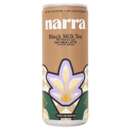 Narra Oat Milk Latte Black Milk Tea front