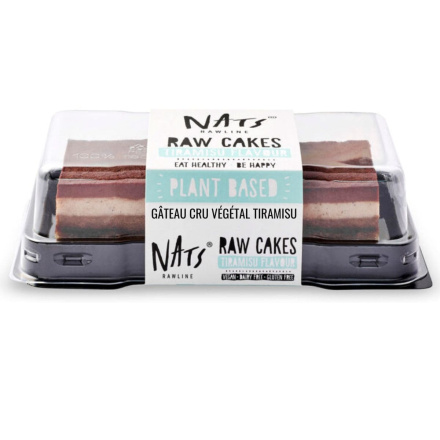 Nats Rawline Plant-Based Raw Cakes Tiramisu Front