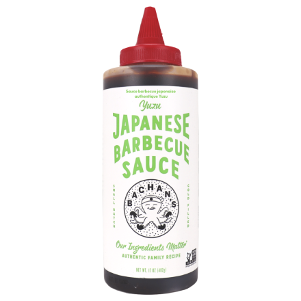 Front of Bachan's Authentic Japanese Barbecue Sauce Yuzu 