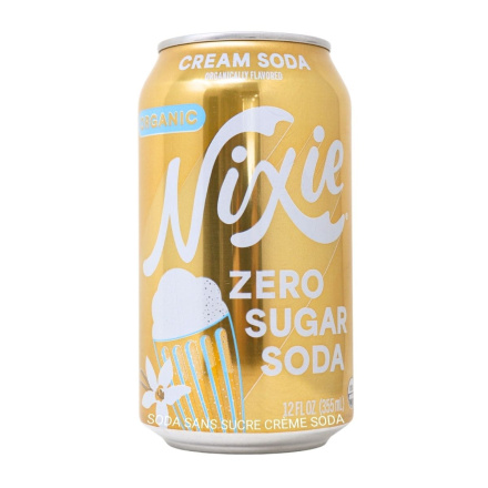 Nixie Organic Zero Sugar Soda Cream Soda Canada Front