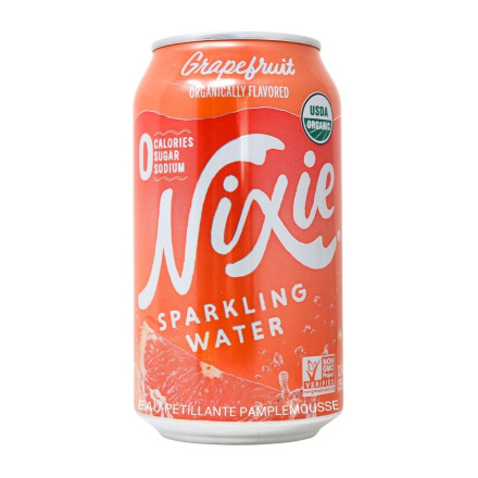 Nixie Sparkling Water Grapefruit Canada Front