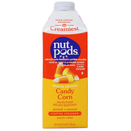 Nutpods Sweetened Special Edition Dairy-Free Almond + Coconut Creamer Candy Corn Front