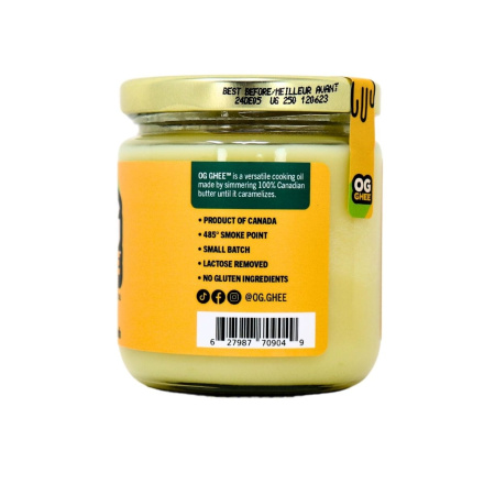 OG Ghee Clarified Caramelized Butter Herb Garlic at NaturaMarket