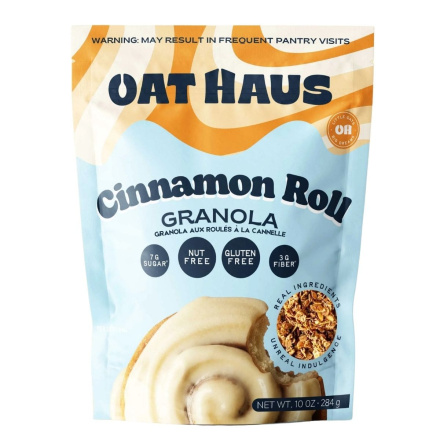 Oat Haus Gluten-Free Granola Cinnamon Roll Front