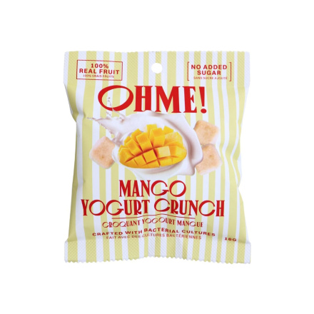 OHME! Freeze-Dried Mango Yogurt Crunch Front