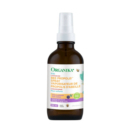 Front of Organika Bee Propolis Spray - Organika Proplis - Liquid Bee Propolis - Canadian Bee Propolis