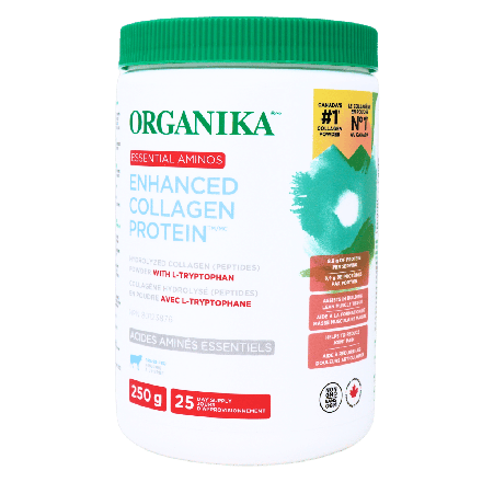 Organika Enhanced Collagen Protein Powder With Essential Aminos, 250g - Collagen Powder Organika Canada