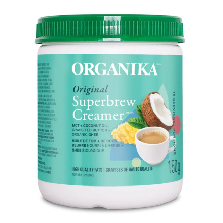 Front of Organika Original Superbrew Creamer