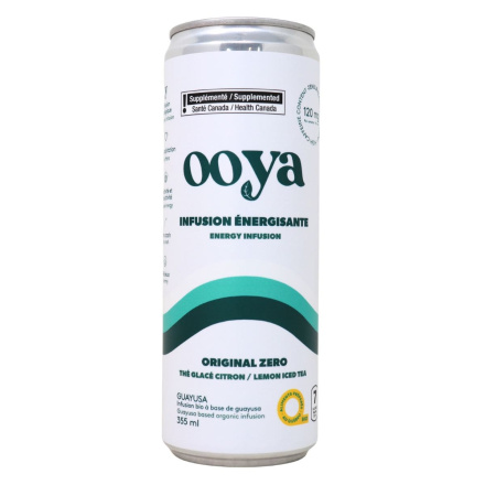 Ooya Energy Infusion Original Lemon Iced Tea Zero Front