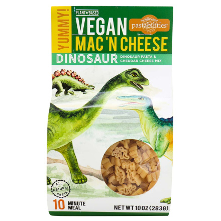 Front of Pastabilities Vegan Mac ‘N Cheese Dinosaur, 283g