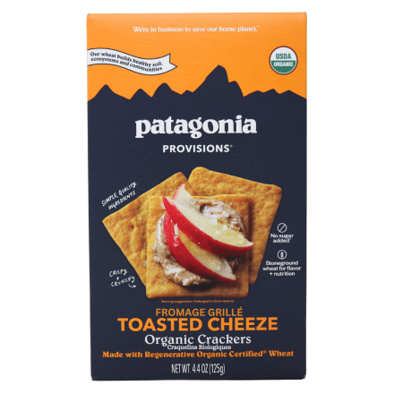Patagonia Provisions Organic Crackers Cheddar Cheese front