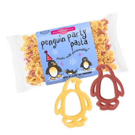 Front of Pastabilities Penguin Party Pasta, 397g - Shape of Pasta, Penguin Shape Pasta, Different Pasta Types Healthy