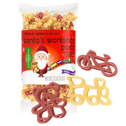 Front of Pastabilities Santa’s Workshop Pasta - Christmas Pasta - Christmas Noodles - Christmas Pasta Shapes