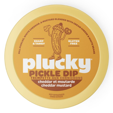 Plucky Pickle Dip Cheddar Mustard Front