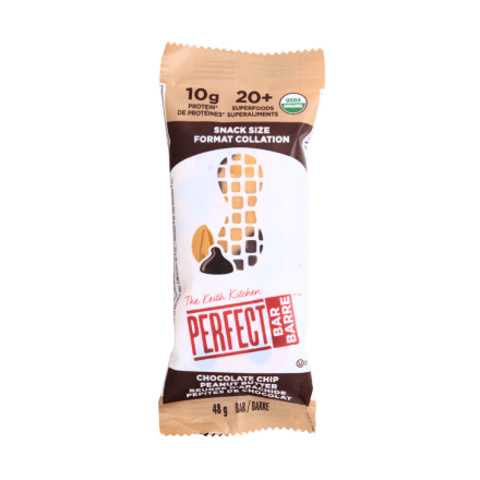 Perfect Bar Protein Bar Snack Size Chocolate Chip Peanut Butter, 48g