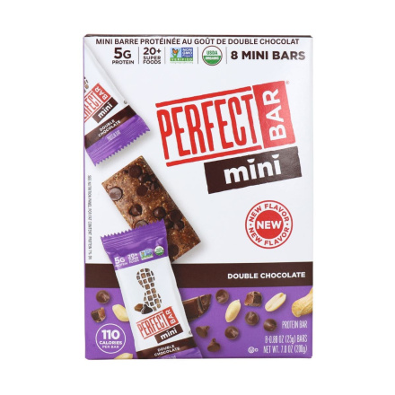 Perfect Bar Mini Protein Bar Double Chocolate Front