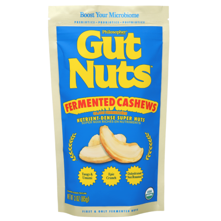 Philosopher Foods Gut Nuts Fermented Cashews front