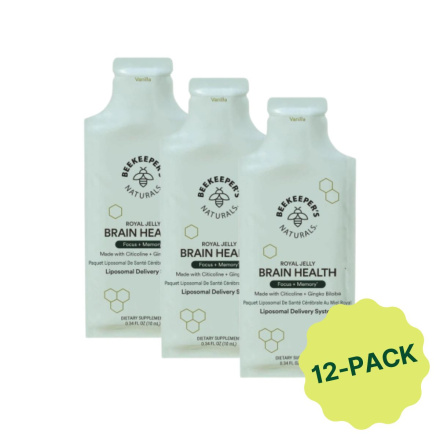 Beekeeper’s Naturals Royal Jelly Brain Health Liposomal Packet Canada Front