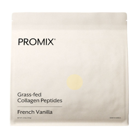 PROMIX Grass-Fed Collagen Peptides French Vanilla, 1.13 kg Front