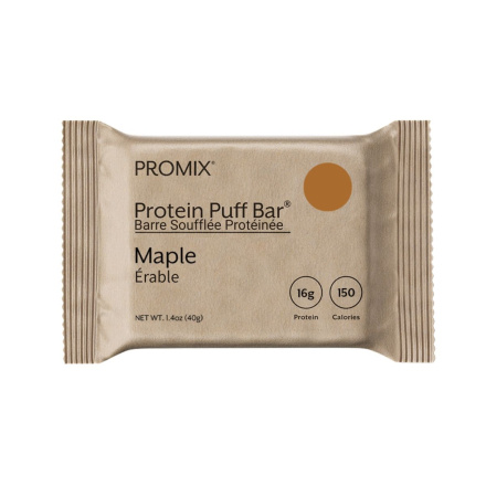 PROMIX Protein Puff Bar Maple Canada Front