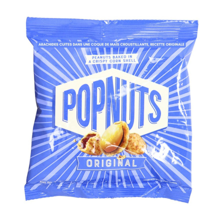 Popnuts Peanuts Baked In A Crispy Corn Shell Original Front
