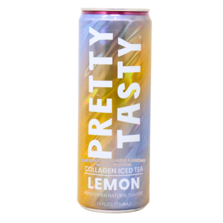 Front of Collagen Tea, Collagen Drinks, Pretty Tasty Collagen Iced Tea