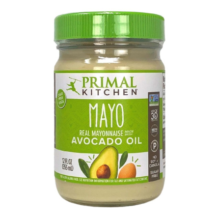 Front of Primal Kitchen Avocado Oil Mayo, 355ml