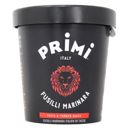 Primi Italy Instant Pasta Cup Fusilli Marinara Canada Front