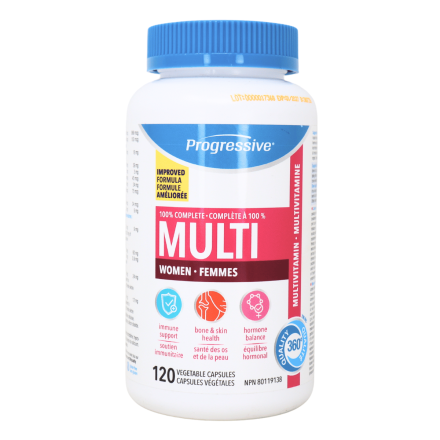 Progressive Multivitamin For Adult Women, 120 Capsules