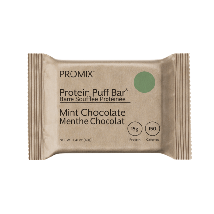 PROMIX Protein Puff Bar Mint Chocolate Canada Front