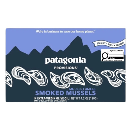 Patagonia Provisions Smoked Mussels in Extra-Virgin Olive Oil front