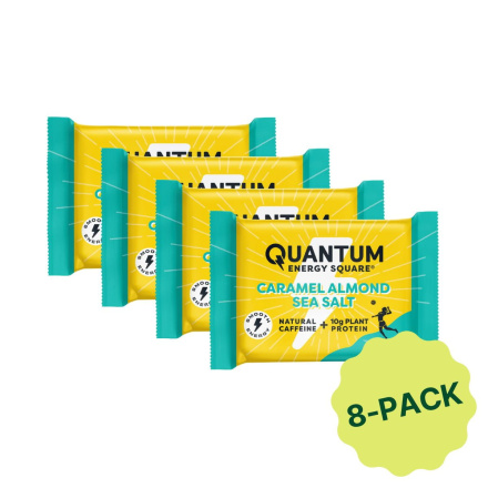  Quantum Energy Squares Caffeinated Protein Bar Caramel Almond Sea Salt Front