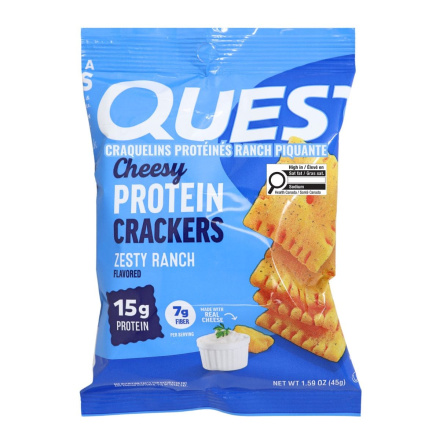 Quest Protein Crackers Zesty Ranch Front