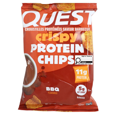 Quest Crispy Protein Chips BBQ Front