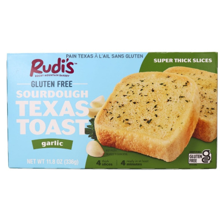 Rudi’s Gluten Free Bakery Garlic Texas Toast Front