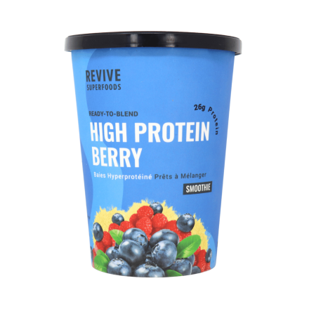 Revive Superfoods Ready To Blend Smoothie Cup High Protein Berry, 255 g