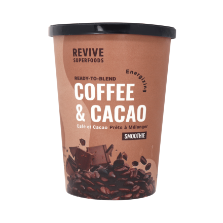 Revive Superfoods Ready To Blend Smoothie Cup Coffee & Cacao Front