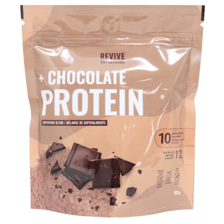 Revive Superfoods Superfood Blend + Chocolate Protein Front